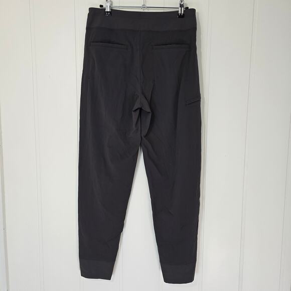 Athleta Gray Stretch Jogger Pants Athleisure Pockets Lounge Size 4 - Picture 2 of 8